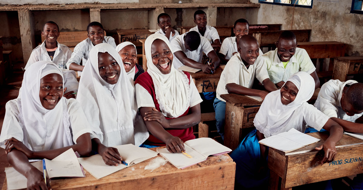 Children smiling